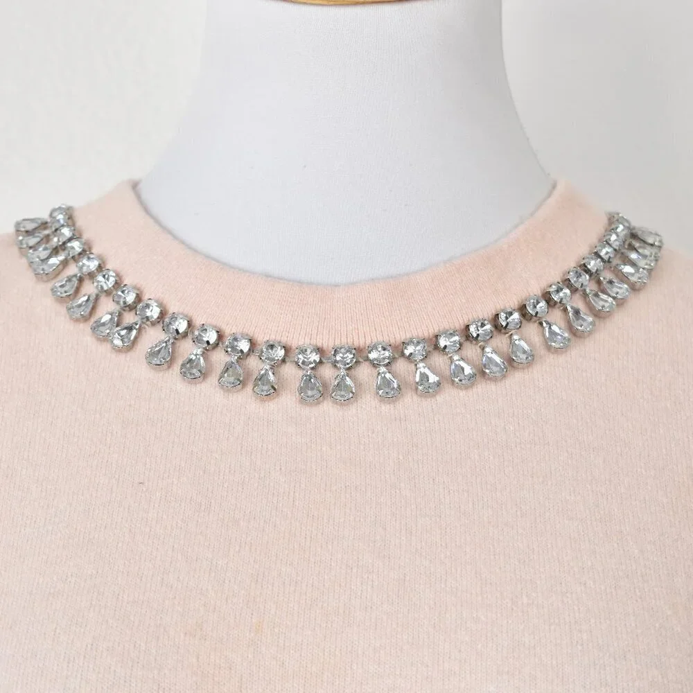 Kate Spade Embellished Necklace Sweater - M
